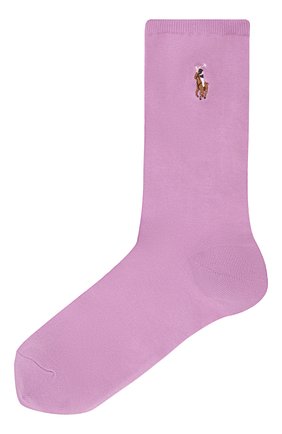 Женские носки POLO RALPH LAUREN сиреневого цвета по цене 1265 руб., арт. 455843974 | Фото 1 Женские носки POLO RALPH LAUREN сиреневого цвета, арт. 455843974 | Фото 1 (Материал внешний: Хлопок)