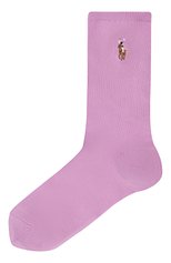 Женские носки POLO RALPH LAUREN сиреневого цвета, арт. 455843974 | Фото 1 (Материал внешний: Хлопок)