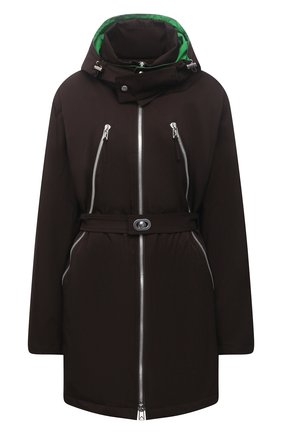 Женская парка BOTTEGA VENETA темно-коричневого цвета по цене 199500 руб., арт. 665716/V03U0 | Фото 1 Женская парка BOTTEGA VENETA темно-коричневого цвета, арт. 665716/V03U0 | Фото 1 (Материал внешний: Синтетический материал; Стили: Кэжуэл; Рукава: Длинные; Кросс-КТ: Куртка; Материал подклада: Синтетический материал; Длина (верхняя одежда): До середины бедра)
