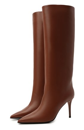 Женские кожаные сапоги stivale eva 90 LE SILLA коричневого цвета по цене 74350 руб., арт. 2100T080R1PPMIN | Фото 1 Женские кожаные сапоги stivale eva 90 LE SILLA коричневого цвета, арт. 2100T080R1PPMIN | Фото 1
