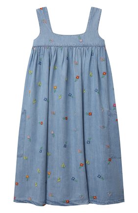 Детское платье STELLA MCCARTNEY голубого цвета по цене 9395 руб., арт. 602767/SQKD1 | Фото 1 Детское платье STELLA MCCARTNEY голубого цвета, арт. 602767/SQKD1 | Фото 1