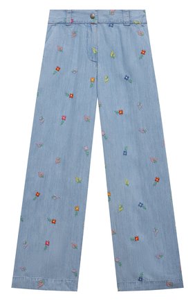 Детские джинсы STELLA MCCARTNEY голубого цвета по цене 6995 руб., арт. 602751/SQKD1 | Фото 1 Детские джинсы STELLA MCCARTNEY голубого цвета, арт. 602751/SQKD1 | Фото 1