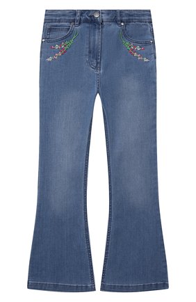 Детские джинсы STELLA MCCARTNEY синего цвета по цене 6265 руб., арт. 602746/SQK11 | Фото 1 Детские джинсы STELLA MCCARTNEY синего цвета, арт. 602746/SQK11 | Фото 1