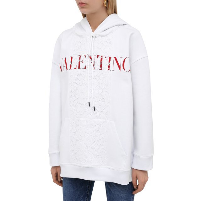фото Хлопковое худи valentino
