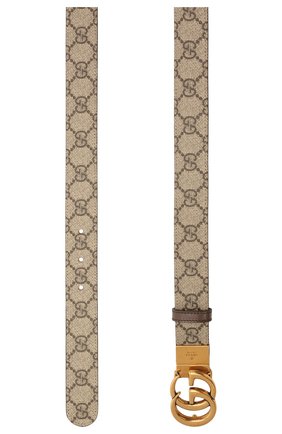 Женский ремень GUCCI коричневого цвета по цене 40600 руб., арт. 659417/92TIC | Фото 2 Женский ремень GUCCI коричневого цвета, арт. 659417/92TIC | Фото 2 (Материал: Текстиль, Синтетический материал)
