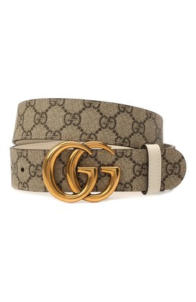 Женский ремень GUCCI бежевого цвета по цене 45400 руб., арт. 659416/92TIC | Фото 1 Женский ремень GUCCI бежевого цвета, арт. 659416/92TIC | Фото 1 (Материал: Текстиль, Синтетический материал)