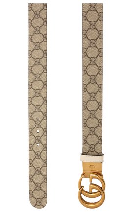 Женский ремень GUCCI бежевого цвета по цене 45400 руб., арт. 659416/92TIC | Фото 2 Женский ремень GUCCI бежевого цвета, арт. 659416/92TIC | Фото 2 (Материал: Текстиль, Синтетический материал)