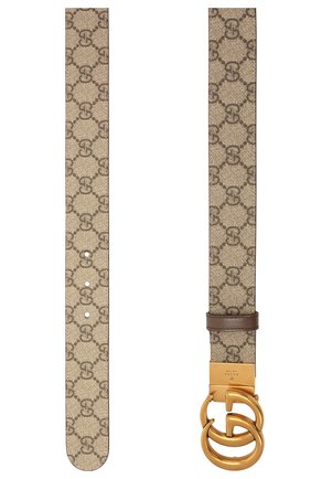 Женский ремень GUCCI коричневого цвета по цене 45400 руб., арт. 659416/92TIC | Фото 2 Женский ремень GUCCI коричневого цвета, арт. 659416/92TIC | Фото 2 (Материал: Текстиль, Синтетический материал)