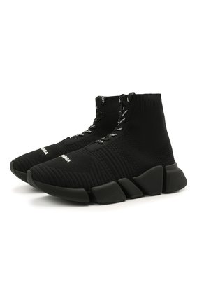 Мужские текстильные кроссовки speed 2.0 BALENCIAGA черного цвета по цене 78950 руб., арт. 617258/W2DB1 | Фото 1 Мужские текстильные кроссовки speed 2.0 BALENCIAGA черного цвета, арт. 617258/W2DB1 | Фото 1