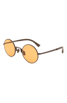 Мужские солнцезащитные очки KITON коричневого цвета, арт. U0C00101/00R | Фото 1 (Тип очков: С/з; Региональные ограничения белый список (Axapta Mercury): RU; Кросс-КТ: С/з-мужское; Очки форма: Круглые; Оптика Гендер: оптика-мужское)