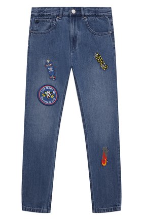 Детские джинсы STELLA MCCARTNEY синего цвета по цене 6655 руб., арт. 602323/SQK20 | Фото 1 Детские джинсы STELLA MCCARTNEY синего цвета, арт. 602323/SQK20 | Фото 1