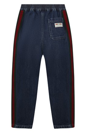Детские джинсы GUCCI синего цвета по цене 34200 руб., арт. 660168/XDB0Y | Фото 2 Детские джинсы GUCCI синего цвета, арт. 660168/XDB0Y | Фото 2