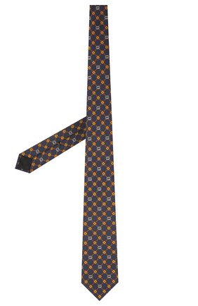Мужской шелковый галстук GUCCI темно-синего цвета по цене 17500 руб., арт. 658242/4E002 | Фото 2 Мужской шелковый галстук GUCCI темно-синего цвета, арт. 658242/4E002 | Фото 2 (Материал: Текстиль, Шелк; Принт: С принтом)
