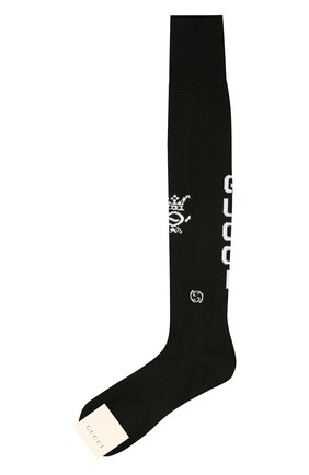 Мужские хлопковые гольфы GUCCI черного цвета по цене 14600 руб., арт. 655180/4G293 | Фото 1 Мужские хлопковые гольфы GUCCI черного цвета, арт. 655180/4G293 | Фото 1 (Материал внешний: Хлопок; Кросс-КТ: бельё)