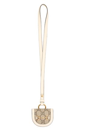 Чехол для airpods GUCCI бежевого цвета по цене 59950 руб., арт. 643880/92TCG | Фото 4 Чехол для airpods GUCCI бежевого цвета, арт. 643880/92TCG | Фото 4 (Материал: Экокожа)