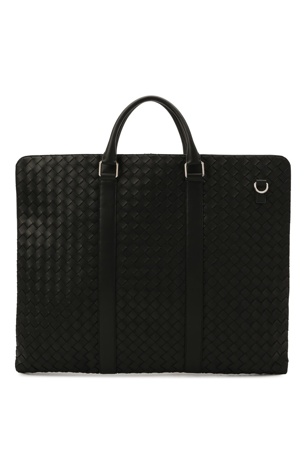 Мужская кожаный кофр BOTTEGA VENETA черного цвета, арт. 658598/V0E51 | Фото 1 (Материал: Натуральная кожа; Региональные ограничения белый список (Axapta Mercury): RU; Ремень/цепочка: На ремешке; Размер: large)