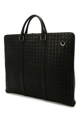 Мужская кожаный кофр BOTTEGA VENETA черного цвета по цене 371000 руб., арт. 658598/V0E51 | Фото 3 Мужская кожаный кофр BOTTEGA VENETA черного цвета, арт. 658598/V0E51 | Фото 3 (Материал: Натуральная кожа; Региональные ограничения белый список (Axapta Mercury): RU; Ремень/цепочка: На ремешке; Размер: large)