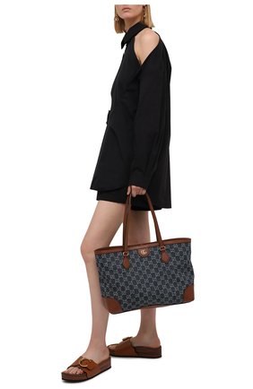 Женские кожаные шлепанцы ingrid CHLOÉ бежевого цвета по цене 42450 руб., арт. CHC21U42636 | Фото 2 Женские кожаные шлепанцы ingrid CHLOÉ бежевого цвета, арт. CHC21U42636 | Фото 2 (Материал внутренний: Натуральная кожа; Подошва: Платформа)