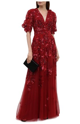 Женское платье ZUHAIR MURAD красного цвета по цене 792000 руб., арт. DRS21002/EMJA001 | Фото 2 Женское платье ZUHAIR MURAD красного цвета, арт. DRS21002/EMJA001 | Фото 2