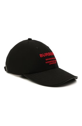 Женская хлопковая бейсболка BURBERRY черного цвета по цене 27600 руб., арт. 8043040 | Фото 1 Женская хлопковая бейсболка BURBERRY черного цвета, арт. 8043040 | Фото 1