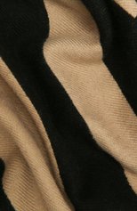 Женский шерстяной шарф BURBERRY бежевого цвета, арт. 8035525 | Фото 2 (Материал: Текстиль, Шерсть)