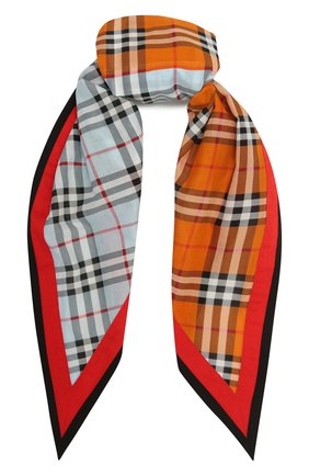 Женская хлопковая бандана BURBERRY разноцветного цвета по цене 23200 руб., арт. 8045282 | Фото 1 Женская хлопковая бандана BURBERRY разноцветного цвета, арт. 8045282 | Фото 1