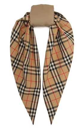 Женская хлопковая бандана BURBERRY бежевого цвета по цене 40600 руб., арт. 8045275 | Фото 1 Женская хлопковая бандана BURBERRY бежевого цвета, арт. 8045275 | Фото 1