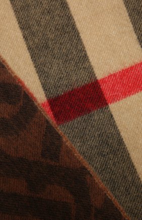 Женский кашемировый шарф BURBERRY коричневого цвета по цене 50200 руб., арт. 8043734 | Фото 2 Женский кашемировый шарф BURBERRY коричневого цвета, арт. 8043734 | Фото 2