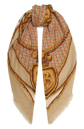 Женская кашемировая шаль BURBERRY бежевого цвета по цене 66700 руб., арт. 8043164 | Фото 1 Женская кашемировая шаль BURBERRY бежевого цвета, арт. 8043164 | Фото 1