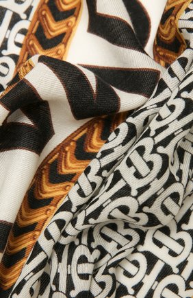 Женская кашемировая шаль BURBERRY серого цвета, арт. 8043163 | Фото 2 (Материал: Кашемир, Шерсть, Текстиль)