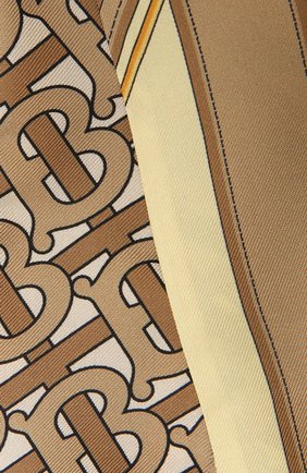 Женский шелковый шарф BURBERRY бежевого цвета по цене 12600 руб., арт. 8042630 | Фото 2 Женский шелковый шарф BURBERRY бежевого цвета, арт. 8042630 | Фото 2
