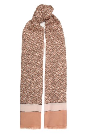 Женский кашемировый шарф BURBERRY розового цвета по цене 66700 руб., арт. 8027351 | Фото 1 Женский кашемировый шарф BURBERRY розового цвета, арт. 8027351 | Фото 1