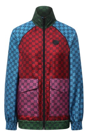 Женский шелковый бомбер GUCCI красного цвета по цене 157500 руб., арт. 660265/XJDJJ | Фото 1 Женский шелковый бомбер GUCCI красного цвета, арт. 660265/XJDJJ | Фото 1 (Длина (верхняя одежда): Короткие; Материал внешний: Шелк; Рукава: Длинные; Кросс-КТ: Куртка, бомбер; Стили: Спорт-шик)