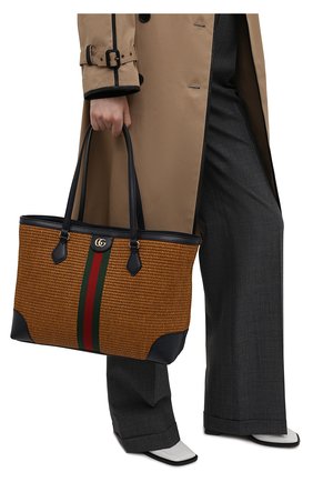 Женский сумка-шопер ophidia GUCCI коричневого цвета по цене 115800 руб., арт. 631685/2SXFG | Фото 2 Женский сумка-шопер ophidia GUCCI коричневого цвета, арт. 631685/2SXFG | Фото 2 (Сумки-технические: Сумки-шопперы; Размер: medium; Ошибки технического описания: Нет ширины; Материал: Текстиль)
