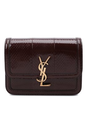 Женская сумка solferino ysl lock SAINT LAURENT темно-коричневого цвета по цене 208000 руб., арт. 634306/L3R0W | Фото 1 Женская сумка solferino ysl lock SAINT LAURENT темно-коричневого цвета, арт. 634306/L3R0W | Фото 1 (Материал: Натуральная кожа; Сумки-технические: Сумки через плечо; Размер: mini; Ремень/цепочка: На ремешке)