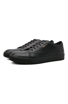 Мужские кожаные кеды dbb1 LANVIN черного цвета по цене 33950 руб., арт. FM-SKDBB1-NAME-A21 | Фото 1 Мужские кожаные кеды dbb1 LANVIN черного цвета, арт. FM-SKDBB1-NAME-A21 | Фото 1
