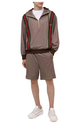Мужской худи GUCCI коричневого цвета по цене 153000 руб., арт. 655153/XJDFB | Фото 2 Мужской худи GUCCI коричневого цвета, арт. 655153/XJDFB | Фото 2