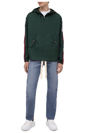 Мужская анорак GUCCI зеленого цвета по цене 122500 руб., арт. 654827/ZAGVU | Фото 2 Мужская анорак GUCCI зеленого цвета, арт. 654827/ZAGVU | Фото 2