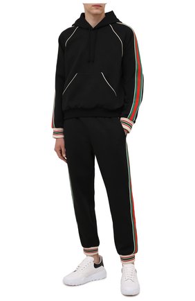 Мужской худи GUCCI черного цвета по цене 112000 руб., арт. 662268/XJDE9 | Фото 2 Мужской худи GUCCI черного цвета, арт. 662268/XJDE9 | Фото 2