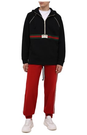 Мужской хлопковое худи GUCCI черного цвета по цене 99950 руб., арт. 645320/XJDAK | Фото 2 Мужской хлопковое худи GUCCI черного цвета, арт. 645320/XJDAK | Фото 2