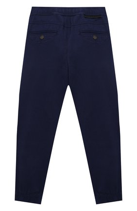 Детские хлопковые брюки STELLA MCCARTNEY темно-синего цвета по цене 6655 руб., арт. 603096/SQKE8 | Фото 2 Детские хлопковые брюки STELLA MCCARTNEY темно-синего цвета, арт. 603096/SQKE8 | Фото 2