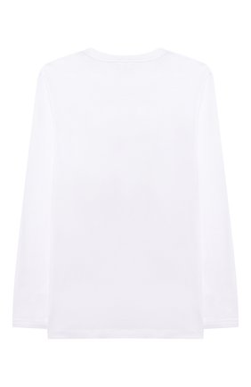 Детская хлопковый лонгслив STELLA MCCARTNEY белого цвета по цене 3915 руб., арт. 603086/SQJ39 | Фото 2 Детская хлопковый лонгслив STELLA MCCARTNEY белого цвета, арт. 603086/SQJ39 | Фото 2