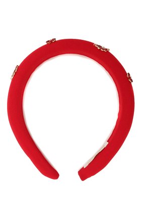 Детского ободок DAVID CHARLES красного цвета, арт. 7714 | Фото 1 (Материал: Текстиль, Синтетический материал; Региональные ограничения белый список (Axapta Mercury): RU)
