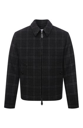 Мужская куртка из шерсти и кашемира BURBERRY темно-серого цвета по цене 148000 руб., арт. 8041385 | Фото 1 Мужская куртка из шерсти и кашемира BURBERRY темно-серого цвета, арт. 8041385 | Фото 1