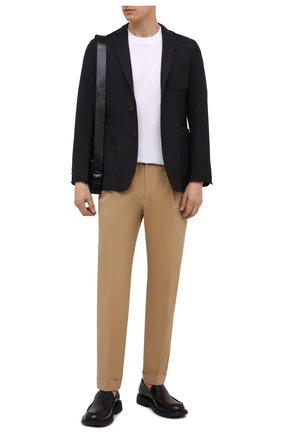 Мужской шерстяной пиджак BURBERRY темно-синего цвета по цене 169000 руб., арт. 8042295 | Фото 2 Мужской шерстяной пиджак BURBERRY темно-синего цвета, арт. 8042295 | Фото 2