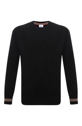 Мужской шерстяной джемпер BURBERRY черного цвета по цене 58400 руб., арт. 8033201 | Фото 1 Мужской шерстяной джемпер BURBERRY черного цвета, арт. 8033201 | Фото 1 (Длина (для топов): Стандартные; Материал внешний: Шерсть; Принт: Без принта; Вырез: Круглый; Рукава: Длинные; Стили: Кэжуэл; Мужское Кросс-КТ: Джемперы)