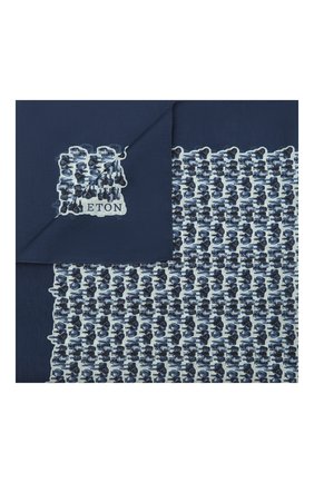 Мужской платок из хлопка и шелка ETON синего цвета по цене 8225 руб., арт. A000 32969 | Фото 1 Мужской платок из хлопка и шелка ETON синего цвета, арт. A000 32969 | Фото 1