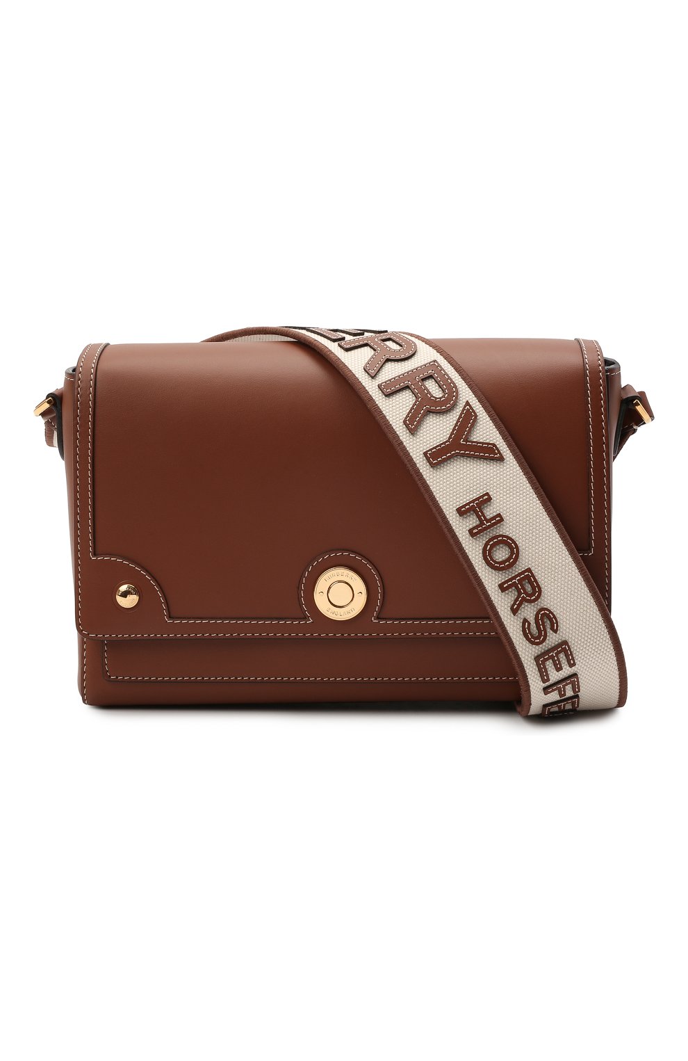 Женская сумка note medium BURBERRY коричневого цвета по цене 115000 руб., арт. 8043055 | Фото 5 Женская сумка note medium BURBERRY коричневого цвета, арт. 8043055 | Фото 5 (Сумки-технические: Сумки через плечо; Размер: medium; Материал: Натуральная кожа)