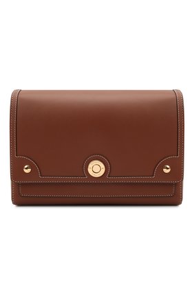 Женская сумка note medium BURBERRY коричневого цвета, арт. 8043055 | Фото 1 (Материал: Натуральная кожа; Сумки-технические: Сумки через плечо; Размер: medium)