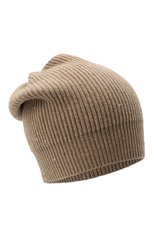 Женская шапка из кашемира и шерсти BRUNELLO CUCINELLI бежевого цвета, арт. MBM755889 | Фото 1 (Материал: Текстиль, Кашемир, Шерсть)